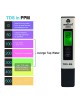 Wellon Gold 5G TDS Meter and pH Meter Combo, 0.05ph High Accuracy Pen Type pH Meter +/- 2% Readout Accuracy 3-in-1 TDS Temperature Meter